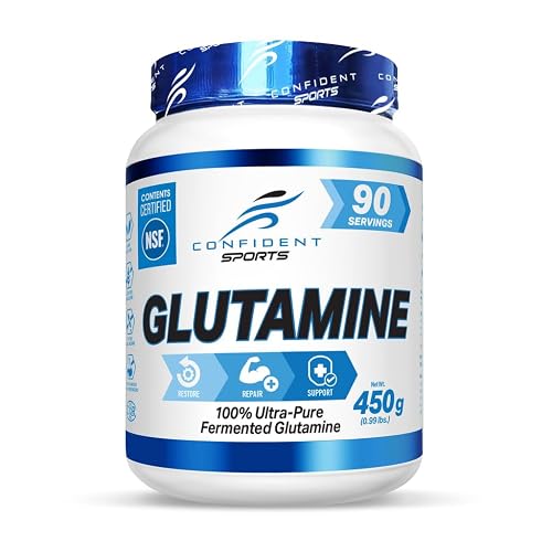 100% Ultra-Pure Fermented – Glutamine Powder - 450 GRAM - 90 Servings
