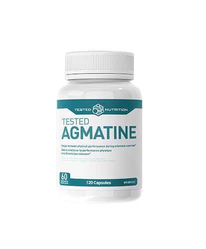 Agmatine Capsules | 500mg Agmatine Sulfate & 105mg L-Arginine | Increased Nitric Oxide Production, Muscle Pumps & Performance | 60 Servings (120 Capsules)