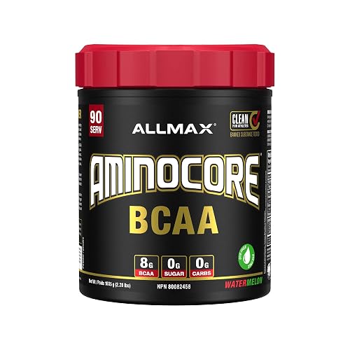 ALLMAX AMINOCORE BCAA Powder, Watermelon, 90 Servings, 1035 g