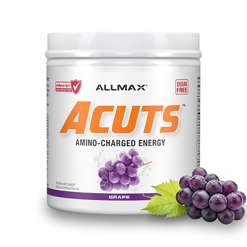 ALLMAX Nutrition ACUTS Amino-Charged Energy Drink Grape Escape 7 4 oz 210 g