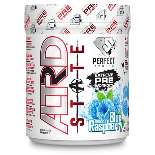 ALTRD STATE Pre Workout Powder, Blue Raspberry, 40 servings