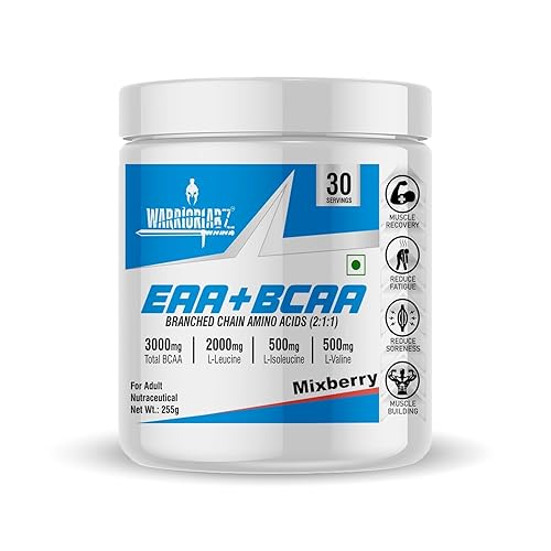 Amino Blast – EAA-BCAA Powder – Branched Chain Amino Acids Supplement, Amino Hydrate Pre Workout, Intra Workout & Post Workout, Exceptional Support for Muscle Soreness & Recovery, Energy Burst Drink, Electrolyte Support Stack [30 Servings, Mixberry]