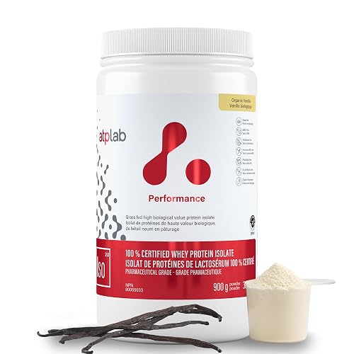 atplab 900g Sugar Free Protein Powder, Whey Protein Isolate, Vanilla