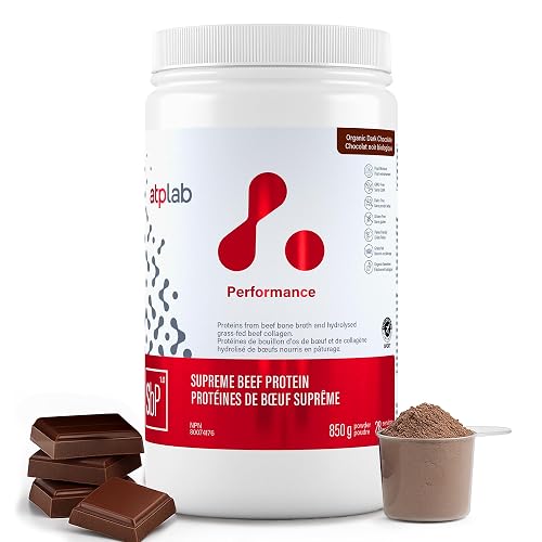 atplab Supreme Beef Protein Powder, Chocolate, Sugar Free, Grass Fed, 850 g