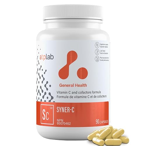 atplab Syner-C Vitamin C Supplement, Quercetin, 90 Capsules, 45-Day Supply