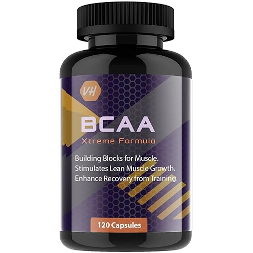BCAA Supplement | Pre Workout Supplement for Men and Women | BCAA Amino Acids (30 Servings) | Pre-Workout Supplements for Gym | 120 Capsules (200 Gram) by VitaminHaat