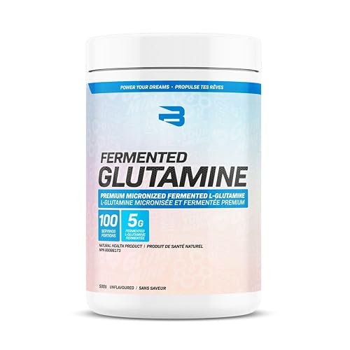 Believe Supplements L-Glutamine Powder | 5g Glutamine Per Serving | Supports Digestive Health, Immune Function & Recovery | Easy Mixing Unflavoured Amino Acid Powder | 100 Servings, 500g