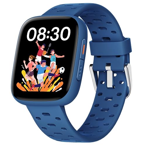 BIGGERFIVE Kids Watch No Phone Needed, 1.8" Amoled Smart Fitness Watch