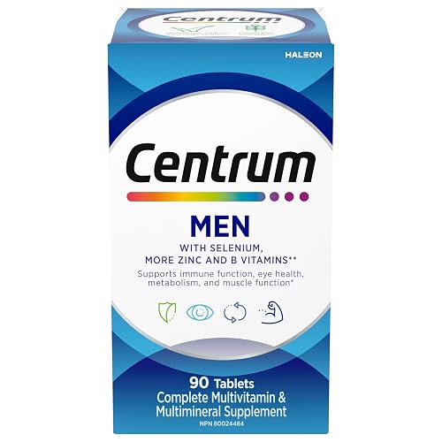 Centrum Men Multivitamins/Minerals Supplement, 90 Tablets (Packaging May Vary)