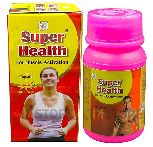 Gita Ayurvedic Super Health 50 Capsule(Pack Of 1) For Weight Gain, 250 grams