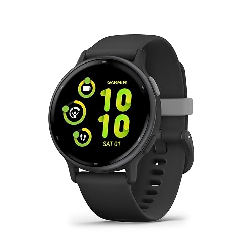 Garmin vívoactive 5 GPS Smartwatch (Renewed) – Advanced Health & Fitness Tracker with AMOLED Display, 11-Day Battery Life, Heart Rate Monitoring, Sleep Tracking, Stress Tracking, Sports Apps, Black