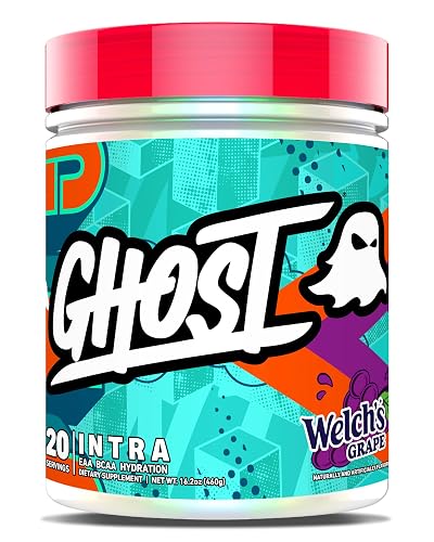 Ghost Intra | Welch's Grape | 20 Servings | Intra Workout Supplement Powder