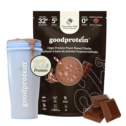 Good Protein 32g High Protein Shake, Plant-based - Chocolate Milk (470g)