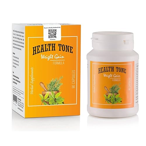 Health Tone Ayurvedic Weight Gain Capsule 90 Capsules (100 G),1 Count