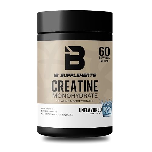 Iron Brothers Pure Creatine Monohydrate (300g) – Unflavored Post-Workout Recovery for Muscle Growth & Reduced Fatigue – Vegan, Pharmaceutical Grade – 60 Servings
