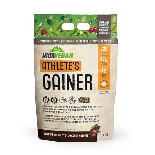Iron Vegan Athlete's Gainer - Natural Chocolate 4.5 kg