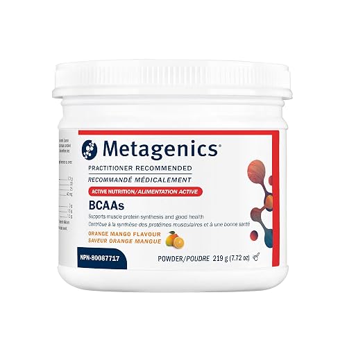 Metagenics BCAAs Amino Acids Powder, Orange Mango, 30 servings