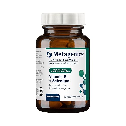 Metagenics E-400 Selenium Antioxidant Supplement, 60 Tablets