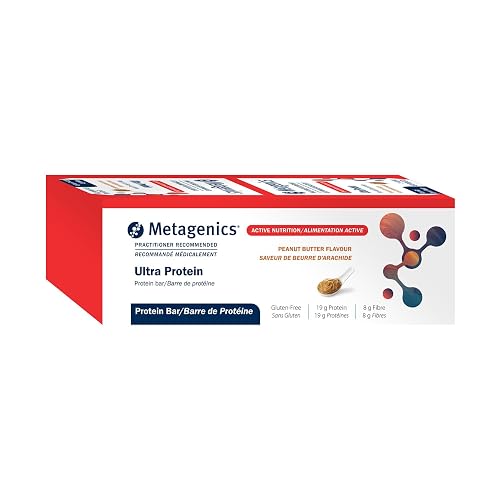Metagenics Ultra Protein Bar Peanut Butter, 12 servings