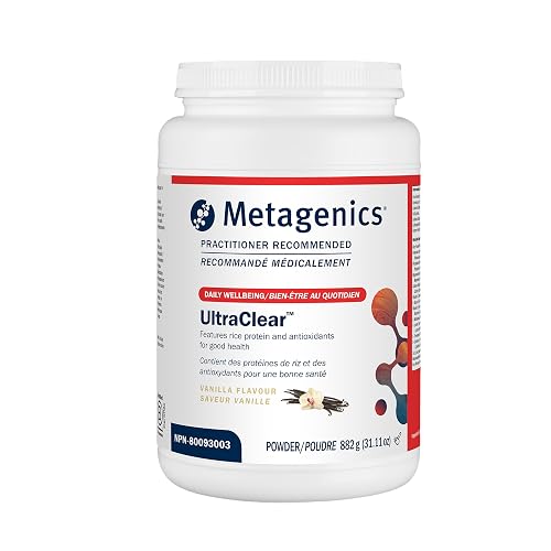Metagenics UltraClear, Vanilla, Non-GMO and Gluten-Free, 21 Servings