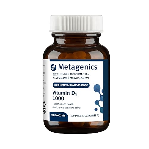 Metagenics Vitamin D3 1000 IU Supplement, 120 Count