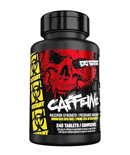 MUTANT Caffeine, Maximum Strength, 200mg, 240 Tablets