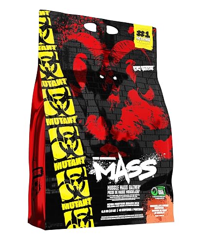 Mutant Mass Weight Gainer Protein Powder, Chocolate Fudge Brownie, 6.8 kg