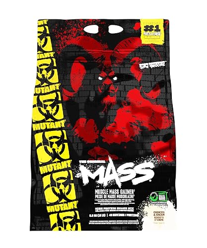 Mutant Mass Weight Gainer Protein Powder, Cookies & Cream, 6.8 kg