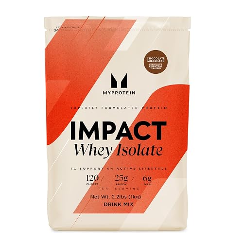 Myprotein Impact Whey Isolate Protein, Chocolate Smooth, (40 Servings), 2.2 Pound