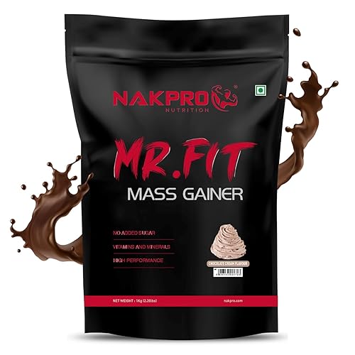 Nakpro MR. FIT Super Fast Weight Gainers/Mass Gainers (1 Kg, Chocolate Cream)
