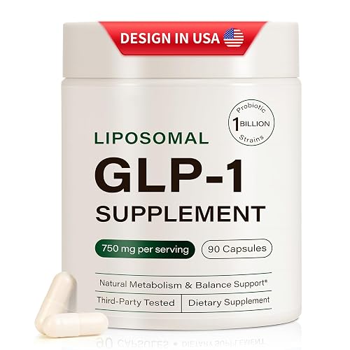 Ninsiec GLP-1 Probiotic Supplement, Support GLP1 Naturally for Women and Men, with Prebiotic & Probiotic Blend,Hunger, Cravings, Gut Health (90 Capsules)