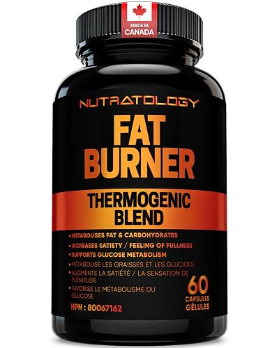 Nutratology® Thermogenic Fat Burner | Appetite Suppressant | 60 Capsules