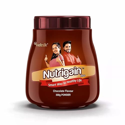 Ayurvedic Weight Gainer Supplement Powder for Men and Women (Chocolate Flavour), 1 count, 500 grams