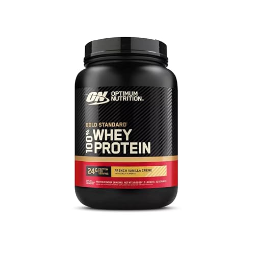 ON Gold Standard 100% Whey Protein Powder | Whey Protein Isolate Sourced, Fast Digesting | 24g Protein, 5.5g Naturally Occurring BCAAs | Low Carb, Low Sugar, Gluten Free | 22 Servings, 1.5LB (French Vanilla)