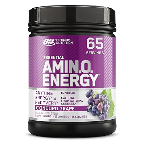 Optimum Nutrition Amino Energy - Pre Workout with Green Tea, BCAA, Amino Acids, Keto Friendly, Green Coffee Extract, Energy Powder - Fruit Fusion, 30 Servings (Packaging May Vary)