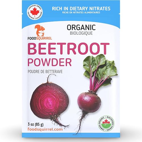 Organic Beetroot Powder 3oz – Pure Beet Root Powder Rich In Dietary Nitrates for Your Pre-Workout Smoothie, Juices & Baking – Vegan, Gluten-Free, Non-GMO Superfood