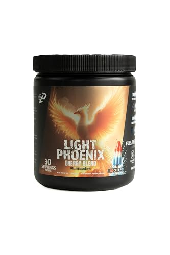 Predator labs - Light Phoenix 30 Servings - Low boost fat burner that contains natural and effective ingredients to help you achieve your goals, boosts fat burning, regulates sugar levels, improves release, Formulated with a natural nootropic to improve cognitive function, increase concentration, reduce stress levels (Rocket Pop)