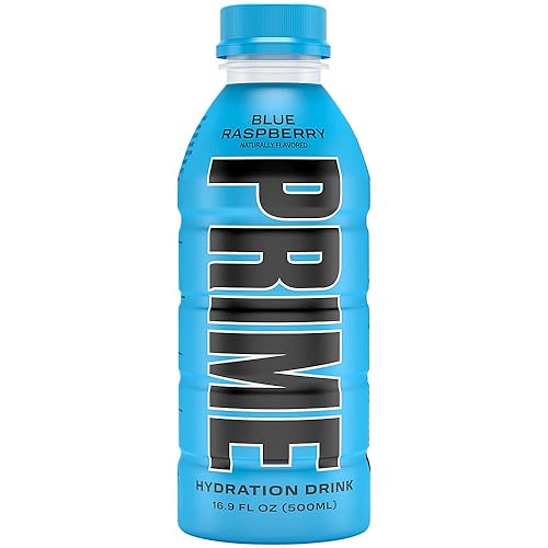 PRIME HYDRATION Blue Raspberry Hydration Drink, 16.9 Fl Oz 500 Ml, Pack Of 1