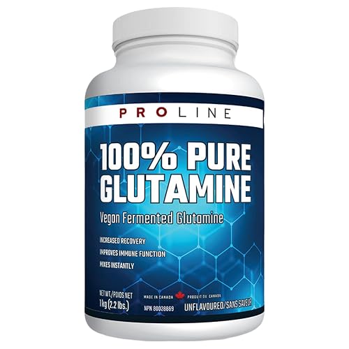 PROLINE 100% Pure L-Glutamine Powder | Post Workout Muscle Recovery, Immune Support, Digestive Gut Health | 5g Vegan Fermented Glutamine, Highly Absorbable, Unflavoured | 200 Servings, 1000g
