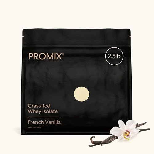 ProMix Nutrition Whey Isolate Powder, Vanilla - 2.5 Pound | Grass-Fed Whey Protein Isolate Powder for Low-Carb Post-Workout Muscle Recovery, Lean Growth & Performance