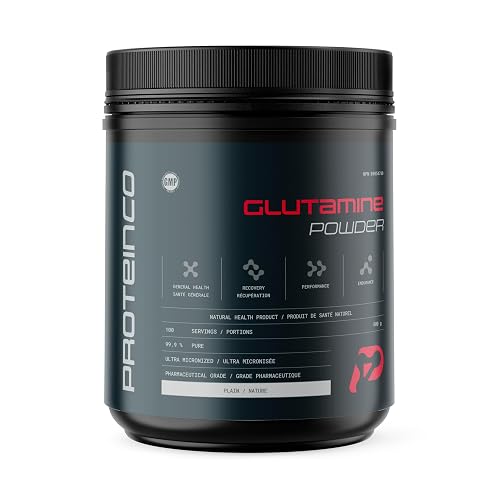 ProteinCo | Glutamine Powder | Pharmaceutical Grade L-Glutamine | 99.9% Pure | 500g