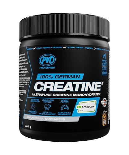 PVL Creapure Creatine Monohydrate, 100% German, 48 Servings, 240 g