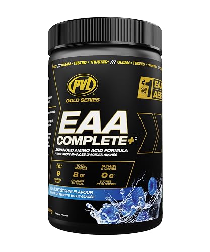 PVL EAA Complete+, L-Arginine, Keto Friendly, Icy Blue Storm, 369 g