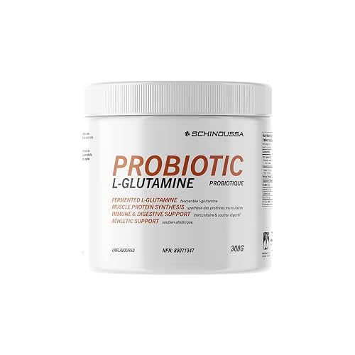 Schinoussa Probiotic L-Glutamine Unflavored 300g– Gut Lining, Recovery & Digestive Support and Muscle Protein Synthesis