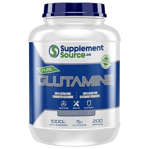 Supplement Source GLUTAMINE 100% Pharmaceutical Grade - 1000 Gram