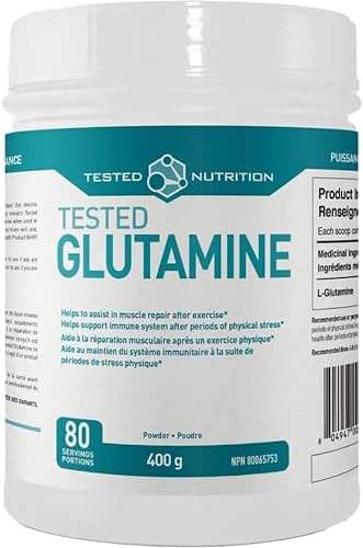 Tested Glutamine | 5 Grams L-Glutamine Powder for Post Workout Recovery, Immunity, & Gut Health | Vegan Friendly | Unflavoured, 80 Servings (400 g)