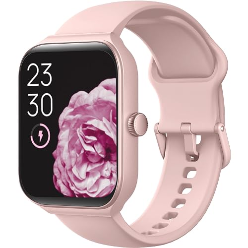 TOOBUR Smart Watch Alexa Built-in, 1.95" Fitness Tracker with Answer/Make Calls, IP68 Waterproof/Heart Rate/Blood Oxygen/Sleep Tracker/100 Sport Modes, Fitness Watch for Women Compatible Android iOS