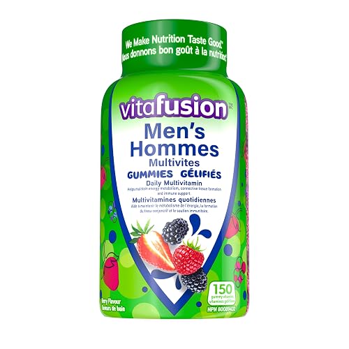 Vitafusion Men's Multivitamin Gummies | 150 Count | Berry Flavour