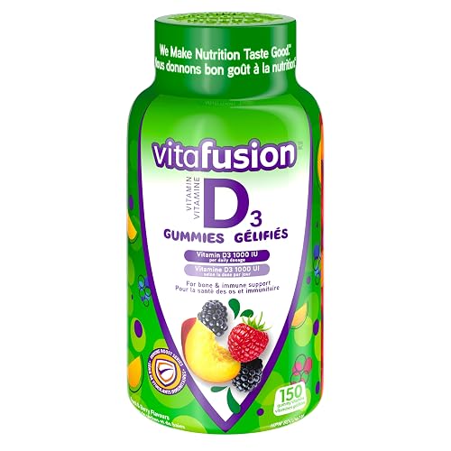 Vitafusion Vitamin D3 Gummies | 1000 IU | 150 Count