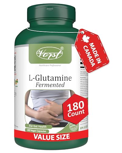 VORST L-Glutamine 1950mg Per Serving | Vegan Capsules | Gut Support
